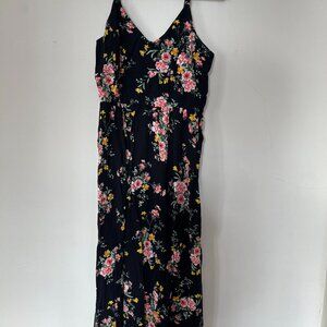 Old Navy Black Floral Maxi Dress